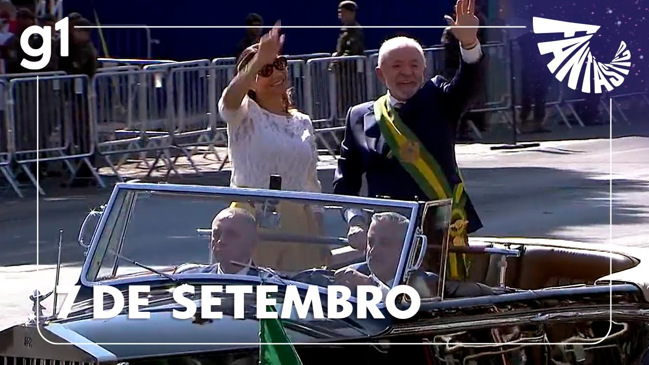 Brasileiros participam de desfiles em comemoração ao Dia da Independência | FANTÁSTICO