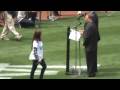 Charice Pempengco sings the National Anthem at Dodgers Opening Day 2009!