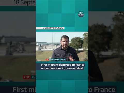 First migrant deported to France under new 'one in, one out' deal | ITV News