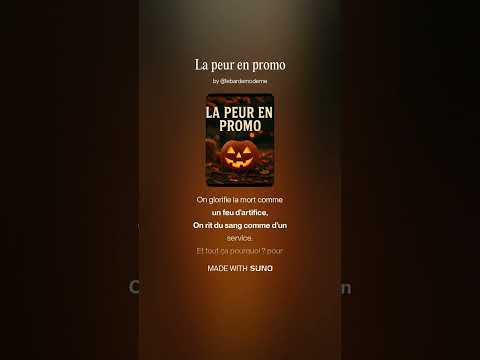 La peur en promo