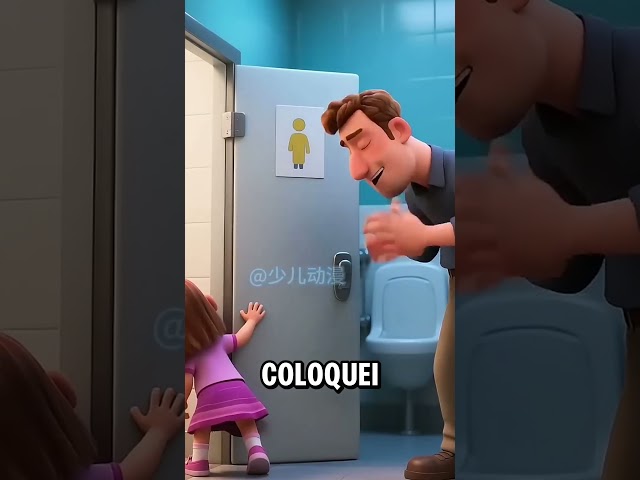 Ela Trocou o Simbolo do Banheiro 😯