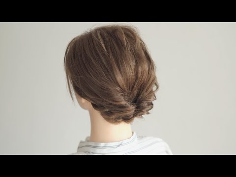 [ミディアムヘアのヘアアレンジ]クルリンパで作る簡単ヘアアレンジ ll Easy Hairstyle for Short to Medium Hair