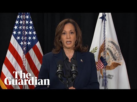 Harris says killing of Hamas leader is 'an opportunity to finally end the war in Gaza'