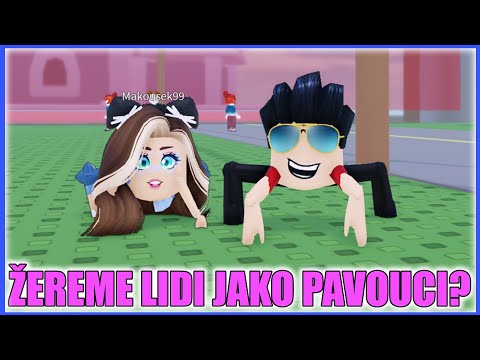 PAPÁME LIDI JAKO PAVOUCI?😱 Roblox Eat Humans w/@VendaliRoblox