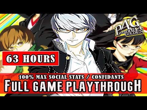 PERSONA 4 GOLDEN (63 HOURS) FULL GAME  | 100% WALKTHROUGH【FULL HD】NO COMMENTARY