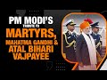 PM Modi Pays Tribute to Mahatma Gandhi, Atala Bihari Vajpayee and Martyrs Before Swearing-in | News9