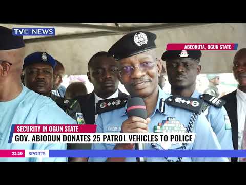 Gov Abiodun Donates 25 Patrol Vehicles To Police, As IGP Visits Ogun Command
