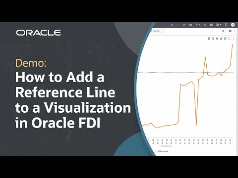 How to Add a Reference Line to a Visualization in Oracle FDI