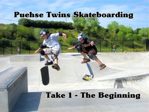 Puehse Twins Skateboarding - Take 1 (The Beginning)