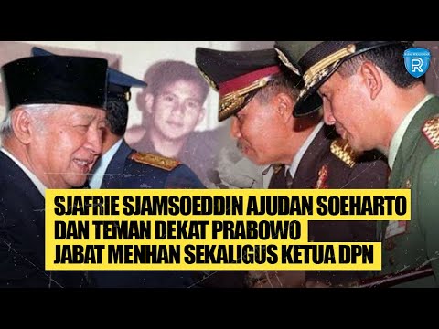 Sjafrie Sjamsoeddin, Ajudan Soeharto dan Teman Dekat Prabowo, Jabat Menhan Sekaligus Ketua DPN