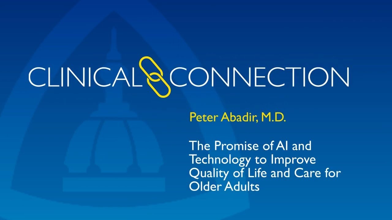 The Promise of AI and Technology to Improve Quality of Life and Care for Older Adults