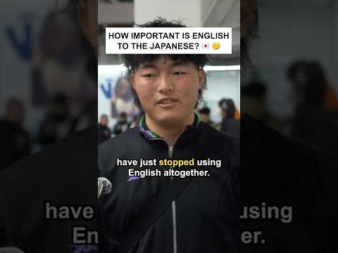 How Important is English to the Japanese? #shorts