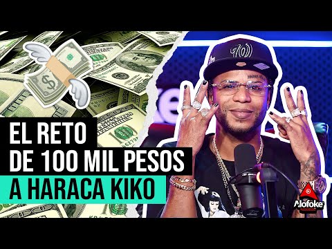 EL RETO DE 100 MIL PESOS A HARAKA KIKO SI RESPONDE 5 PREGUNTAS CORRECTAMENTE (ENTREVISTA HISTORICA)