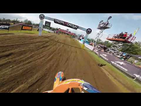 Jimmy Decotis 125cc Wide Open, Deschambault Moto 2, Triple Crown Series, July 30 2023 - 4K