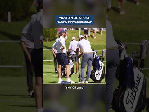 <strong>Inside</strong> a post-round range session <strong>on</strong> the PGA Tour 🗣️