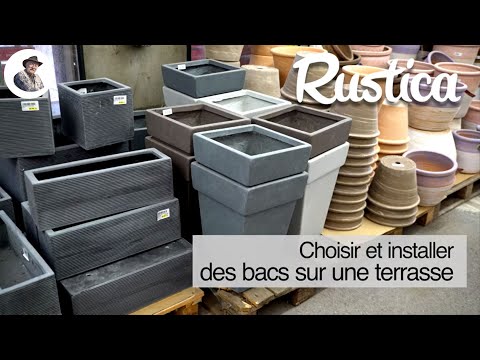 Choisir et installer des bacs sur une terrasse