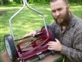 How to set up a reel mower 