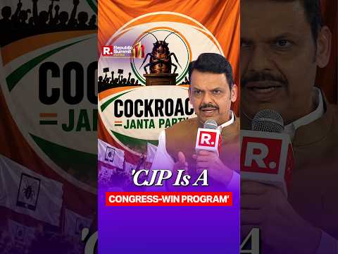 'Congress Jitao Program': Devendra Fadnavis Exposes The Reality of CJP At <strong>Republic</strong> Summit