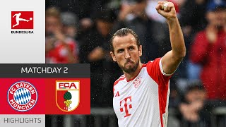 The Kane-Effect! | Bayern München — FC Augsburg | Highlights | Matchday 2 – Bundesliga 2023/24