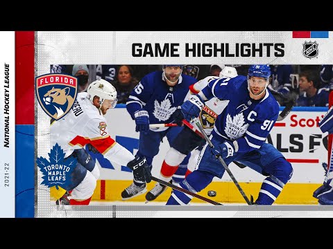 Panthers @ Maple Leafs 3/27 | NHL Highlights 2022