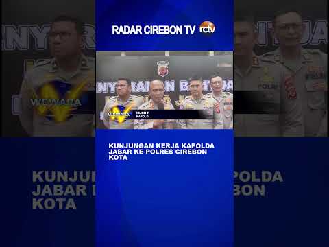 Kunjungan Kerja Kapolda Jabar ke Polres Cirebon Kota