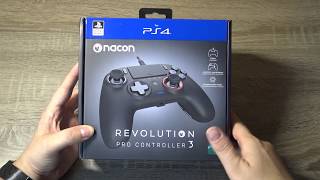 Vido-Test : Nacon Revolution Pro Controller 3 PS4/PC: Prsentation et avis sur la nouvelle manette e-Sport!