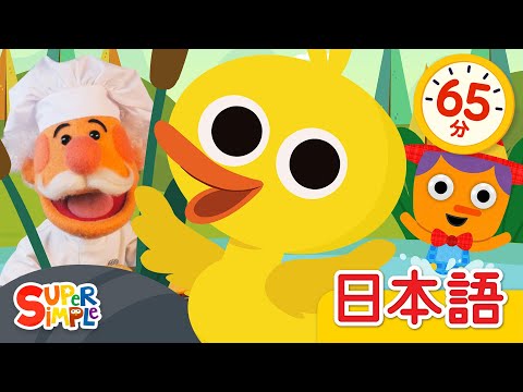 500わのアヒル こどものうたメドレー「500 Ducks + More」| こどものうた |  Super Simple 日本語