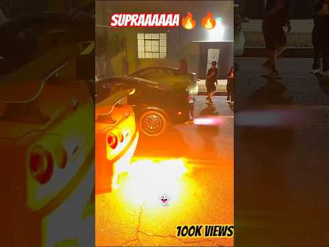 Supra 😈 Vs Skyline 🔥 | Supra MK4 | #shorts #supra #supraattitude #exhaust #skyline #supramk4 #cars
