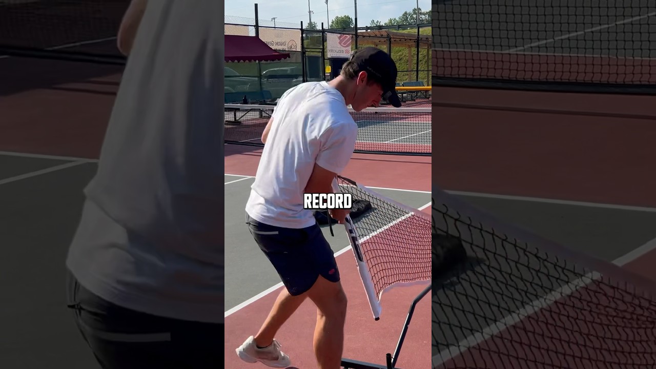 Pickleball Net Building World Record 🤯