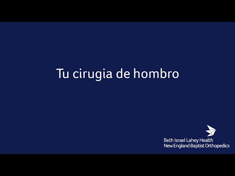 Su dia de cirugia: el hombro (Your Surgery Day, Shoulder)