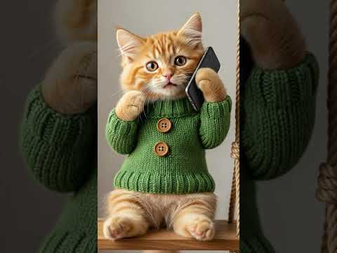 Cute Couple Kittens Calls Each Other! | They Show Their True Love. #cat #catshorts#cataiCAT STORIES