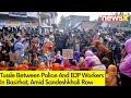 BJP Workers Clash With Police In Basirhat | Amid Sandeshkhali Row | NewsX
