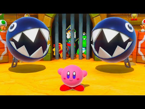 [スーパー マリオパーティ]  ミニゲーム 星のカービィシリーズ vs ルイージ vs ヨッシー vs ディディーコング (最強CPU｢たつじん」)