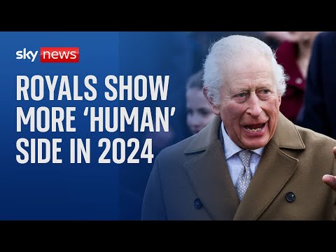 King and Royal Family show more 'human' side after difficult year