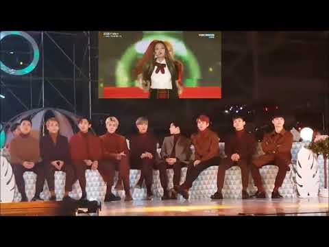 Exo reaction about BLACKPINK (Whistle+Playing with fire+As if it's your last)