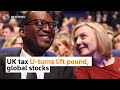 UK tax U-turns lift pound, global stocks