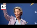 European Commission President Ursula von der Leyen votes in EU election