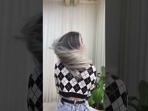 black and white highlights #shorts#haircut#haircolour#new#trending