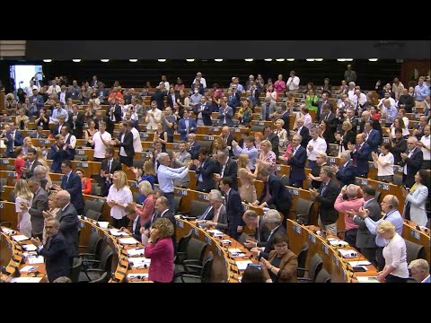MEPs give standing ovation after voting for candidate status of Ukraine, Moldova and Georgia | AFP