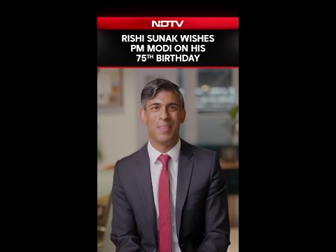 PM Modi 75th Birthday | Former UK PM Rishi Sunak Wishes PM Modi On His 75th Birthday