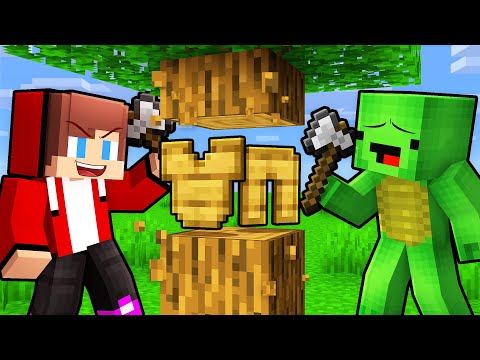 Mikey and JJ Can Mine ARMOR in Minecraft (Maizen)