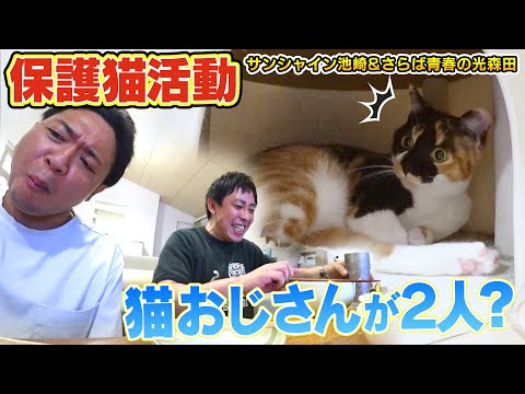さらば青春の光森田さんがサンシャイン池崎家に!保護猫ブルボンがとった行動は!?