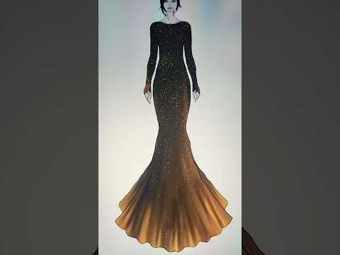 brown gown wait for the full video #shortsfeed #shorts #youtubeshorts #fashion #lyrics