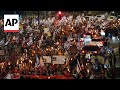 Thousands protest in Israel calling for early election and hostage release