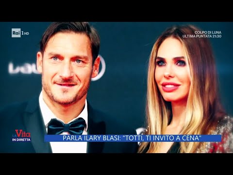 Parla Ilary Blasi: "Totti, ti invito a cena" - La Vita in diretta - 26/01/2024