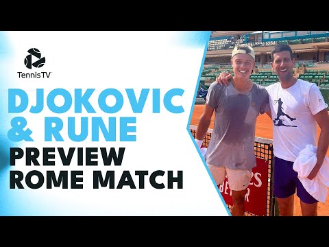 Novak Djokovic & Holger Rune Give The Lowdown Ahead Of Rome 2023 Quarter-Final 🗣️