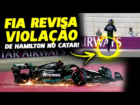 FIA REVISA VIOLAÇÃO DE HAMILTON APÓS ACIDENTE COM RUSSELL NO GP DO CATAR | FÓRMULA 1 | GP EM CASA