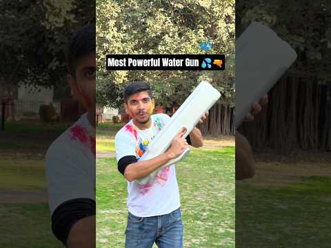 Duniya ki Most Powerful Water Gun😧🔫 #shorts #holi #gadgets