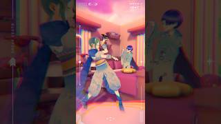 ママ＆4歳児VTuberのキレッキレダンス【今日もハレバレ】おやすみ前の運動タイム #vtuber  #仲良し親子  #shorts