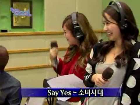 SNSD - Say Yes @ Kiss the radio Oct 21, 2011 GIRLS' GENERATION Live